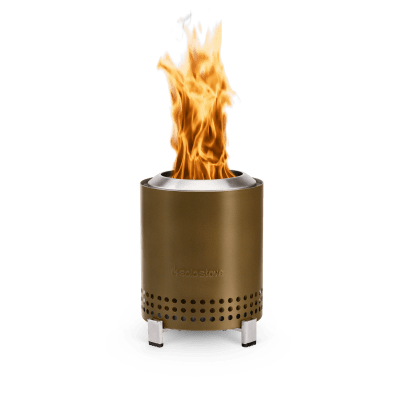 Solo Stove Mesa Bronze Metallic Stainless Steel Tabletop Fire Pit