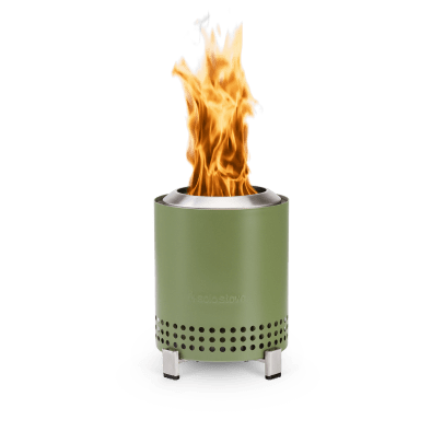 Solo Stove Mesa Deep Olive Stainless Steel Tabletop Fire Pit
