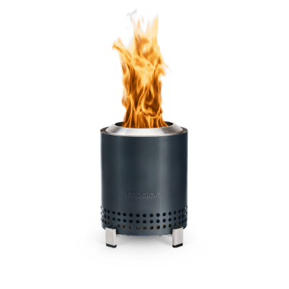 Solo Stove Mesa Gunmetal Metallic Stainless Steel Tabletop Fire Pit