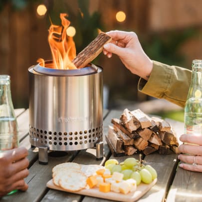 Solo Stove Mesa XL Cascade Metallic Stainless Steel Table Top Fire Pit