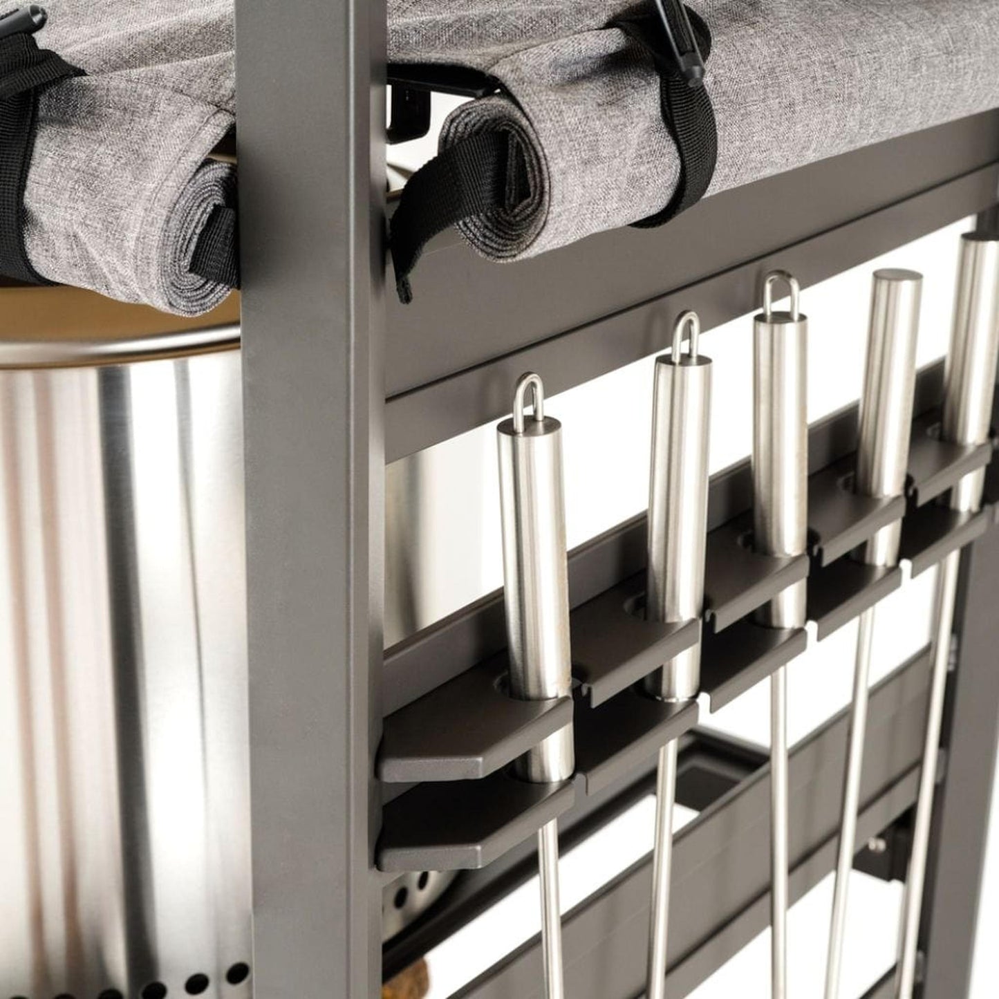 Solo Stove Station Black Log Rack