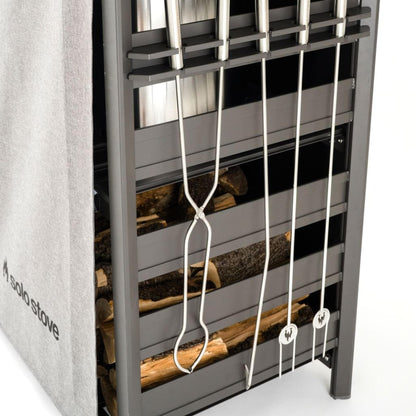 Solo Stove Station Black Log Rack