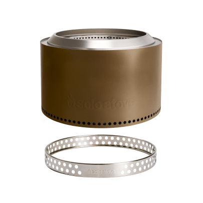 Solo Stove Yukon Bronze Metallic Stainless Steel With Stand 2.0