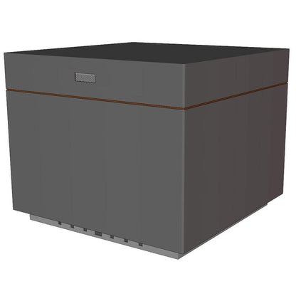 Spark Fireplaces 34" Stainless Steel Outdoor Propane Gas Fire Cube