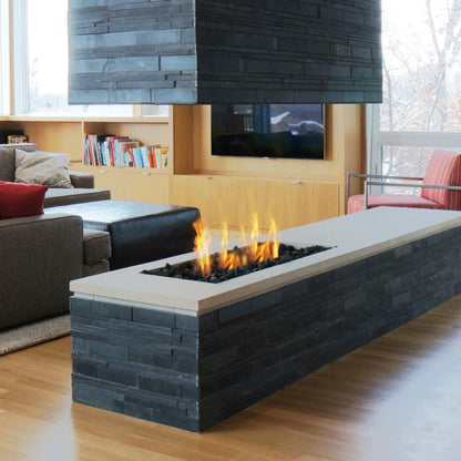 Spark Fireplaces LBS Series 36" x 6" Indoor Linear Natural Gas Burner System with Electronic Ignition