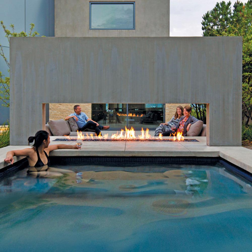 Spark Fireplaces LOD Series 36" x 6" Stainless Steel Outdoor Linear Propane Gas Burner System with Electronic Ignition