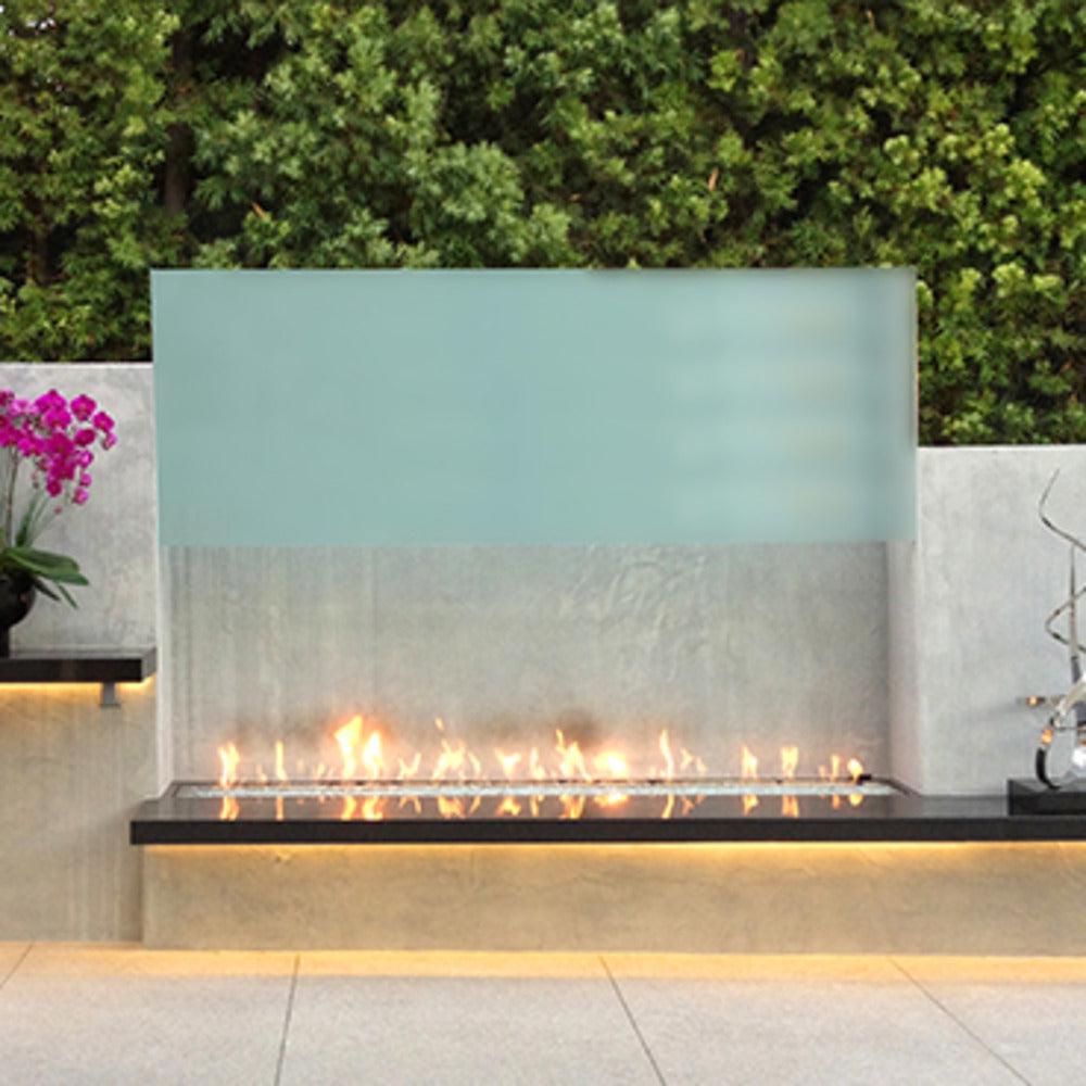 Spark Fireplaces LOD Series 84" x 6" Stainless Steel Outdoor Linear Natural Gas Burner System with Electronic Ignition