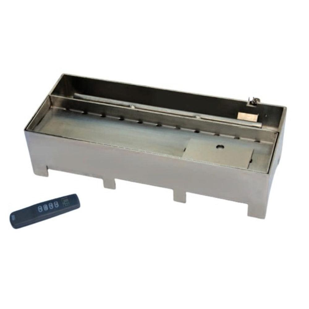 Spark Fireplaces LOD Series 84" x 6" Stainless Steel Outdoor Linear Natural Gas Burner System with Electronic Ignition