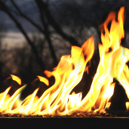 Spark Fireplaces LOD Series 96" x 6" Stainless Steel Outdoor Linear Natural Gas Burner System with Electronic Ignition