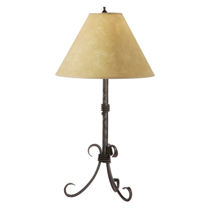 Stone County Ironworks 27" 901-540 Breckenridge Iron Table Lamp w/ Hand Rubbed Pewter SPF Finish