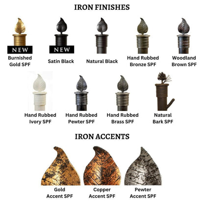 Stone County Ironworks 32" 904-030 5-Piece Pine Fireplace Tool Set w/ Black Broom