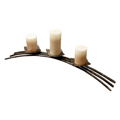 Stone County Ironworks 34" 906-039 Studio Series Triple Candle Holder Arch