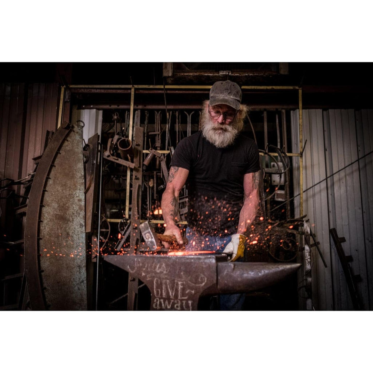 Stone County Ironworks 37" 980-418 2-Piece Loft Fireplace Tool Set