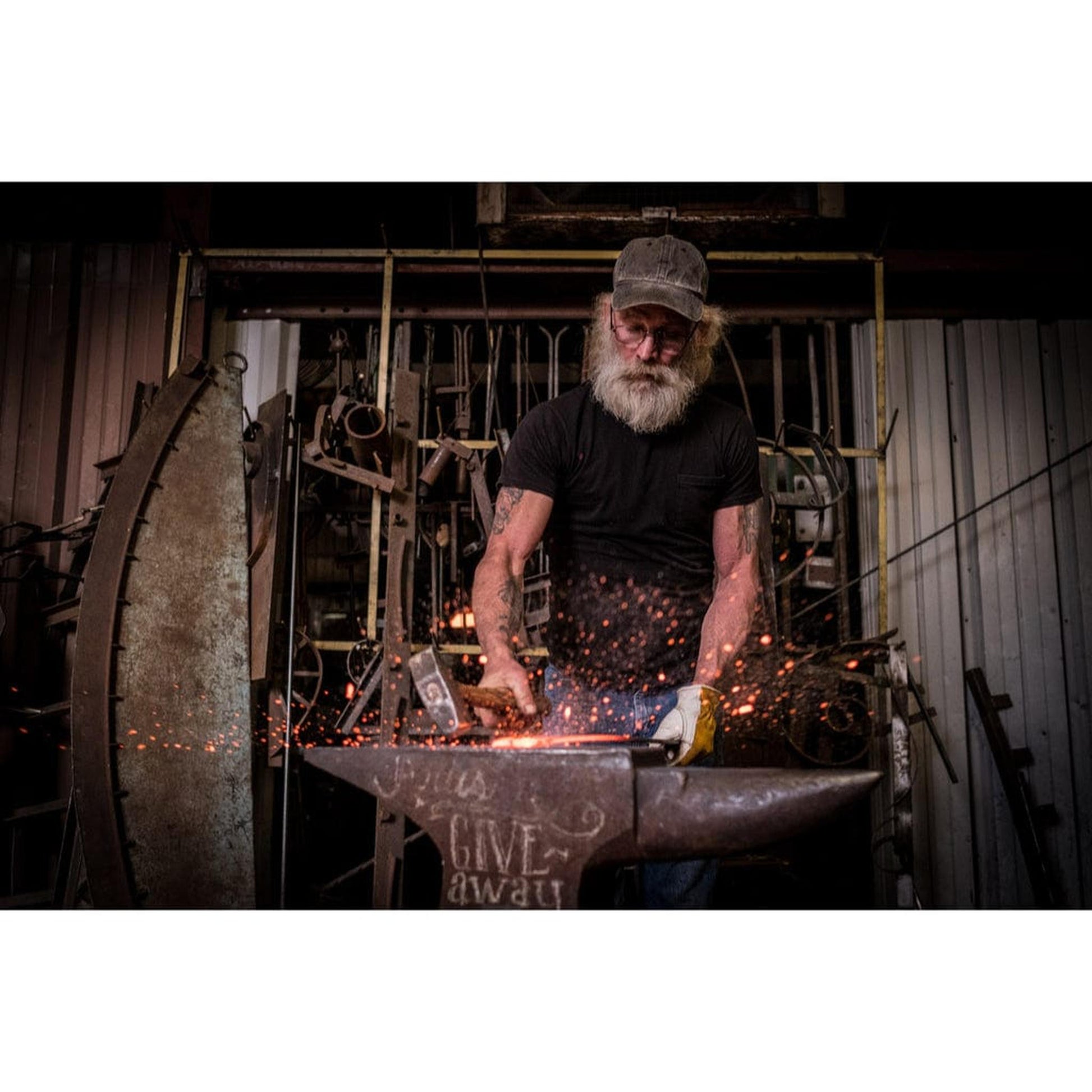 Stone County Ironworks 37" 980-418 2-Piece Loft Fireplace Tool Set