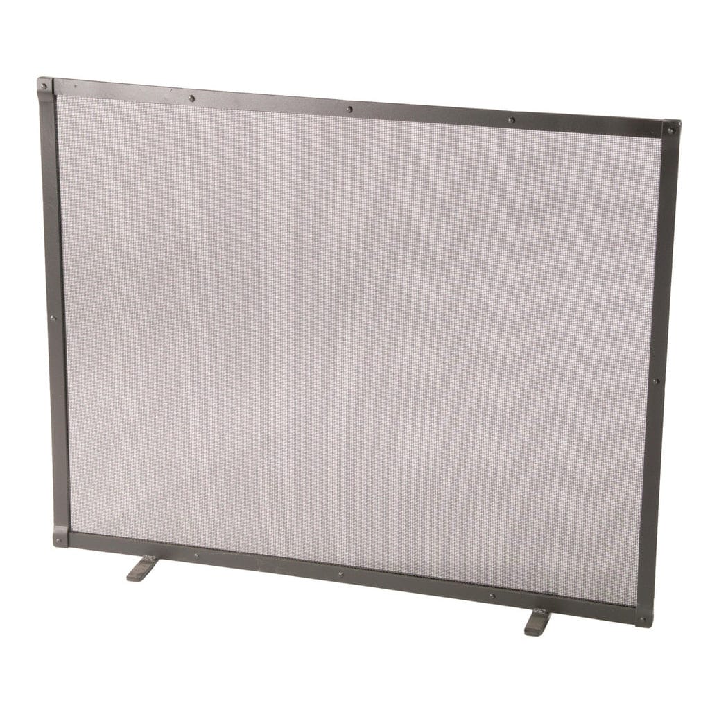 Stone County Ironworks 38" 901-890 Full Faced Single Panel Iron Fire Screen w/ Feet