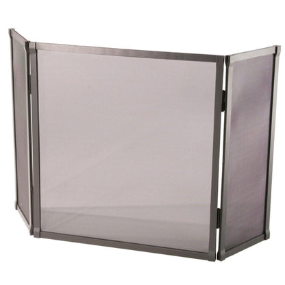 Stone County Ironworks 52" 900-328 Full Faced Triple Panel Standard Fire Screen