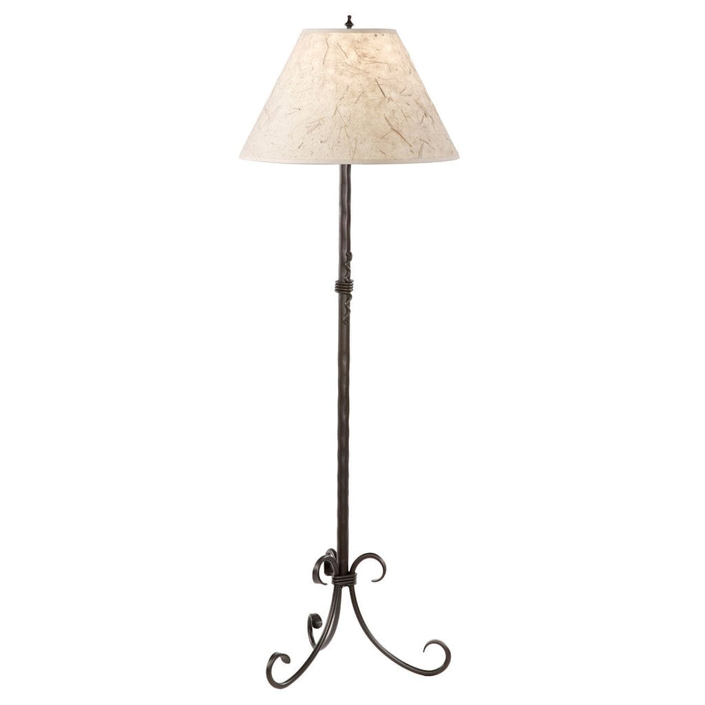 Stone County Ironworks 57" 901-539 Breckenridge Iron Floor Lamp w/ Hand Rubbed Pewter SPF Finish