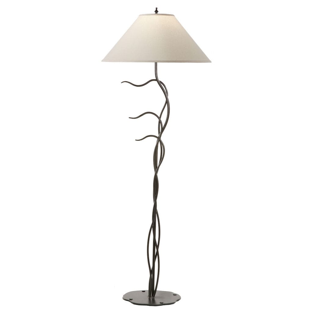 Stone County Ironworks 60" 901-616 Breeze Iron Floor Lamp w/ Hand Rubbed Ivory SPF Finish