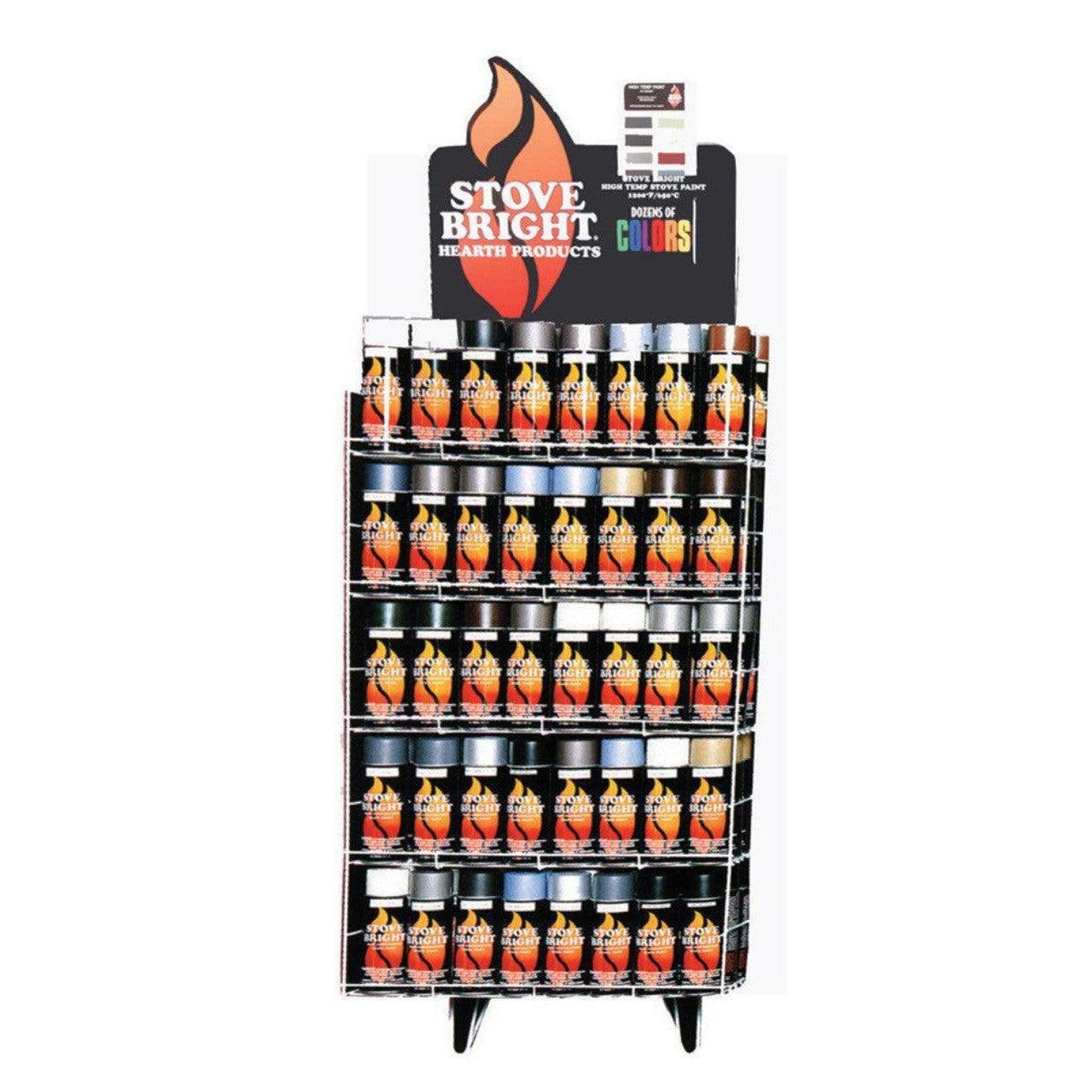 Stove Bright Large Floor Display Rack