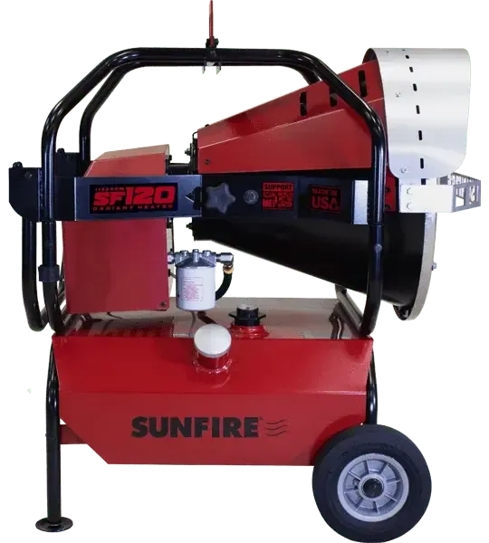 SunFire SF120 120,000 BTU Diesel/Kerosene Portable Radiant Heater