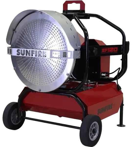 SunFire SF120 120,000 BTU Diesel/Kerosene Portable Radiant Heater