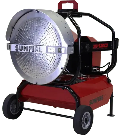 SunFire SF120 120,000 BTU Diesel/Kerosene Portable Radiant Heater