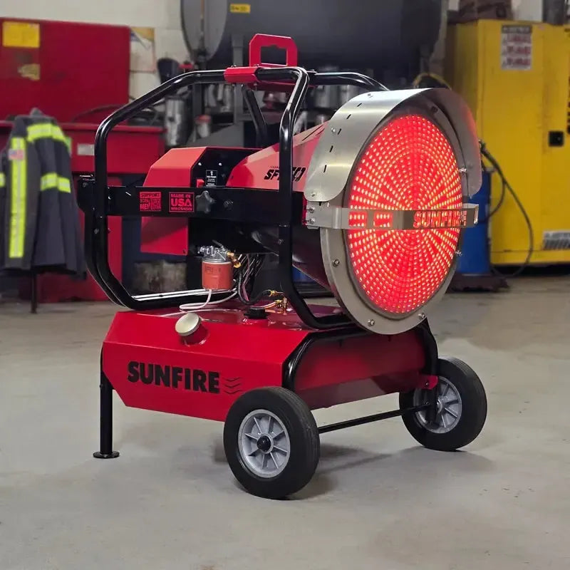 SunFire SF160 160,000 BTU Diesel/Kerosene Portable Radiant Heater