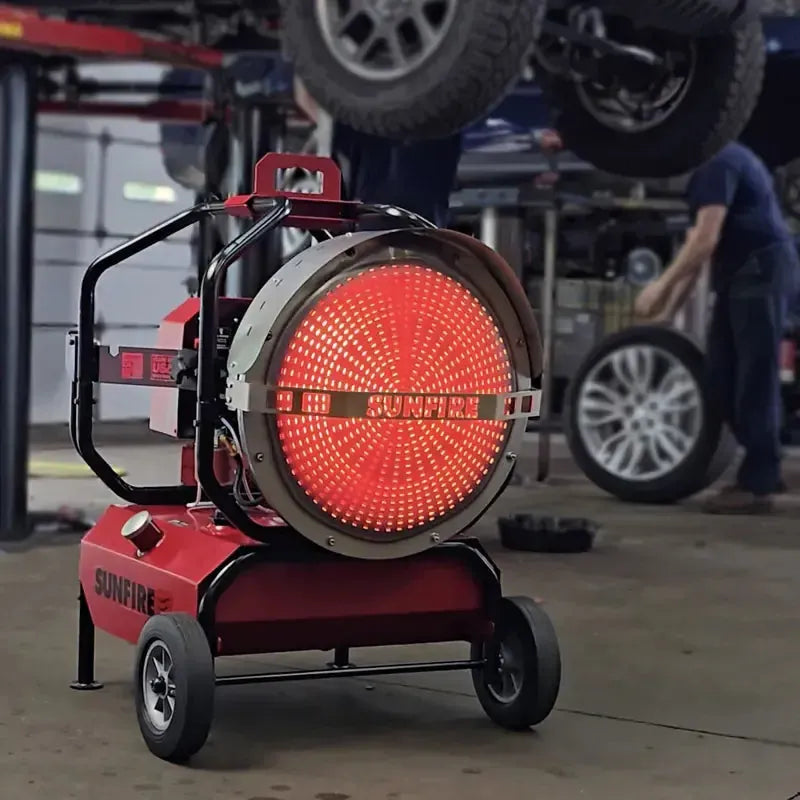 SunFire SF160 160,000 BTU Diesel/Kerosene Portable Radiant Heater