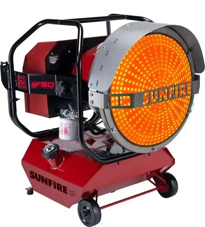 SunFire SF80 80,000 BTU Diesel/Kerosene Portable Radiant Heater