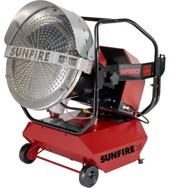 SunFire SF80 80,000 BTU Diesel/Kerosene Portable Radiant Heater