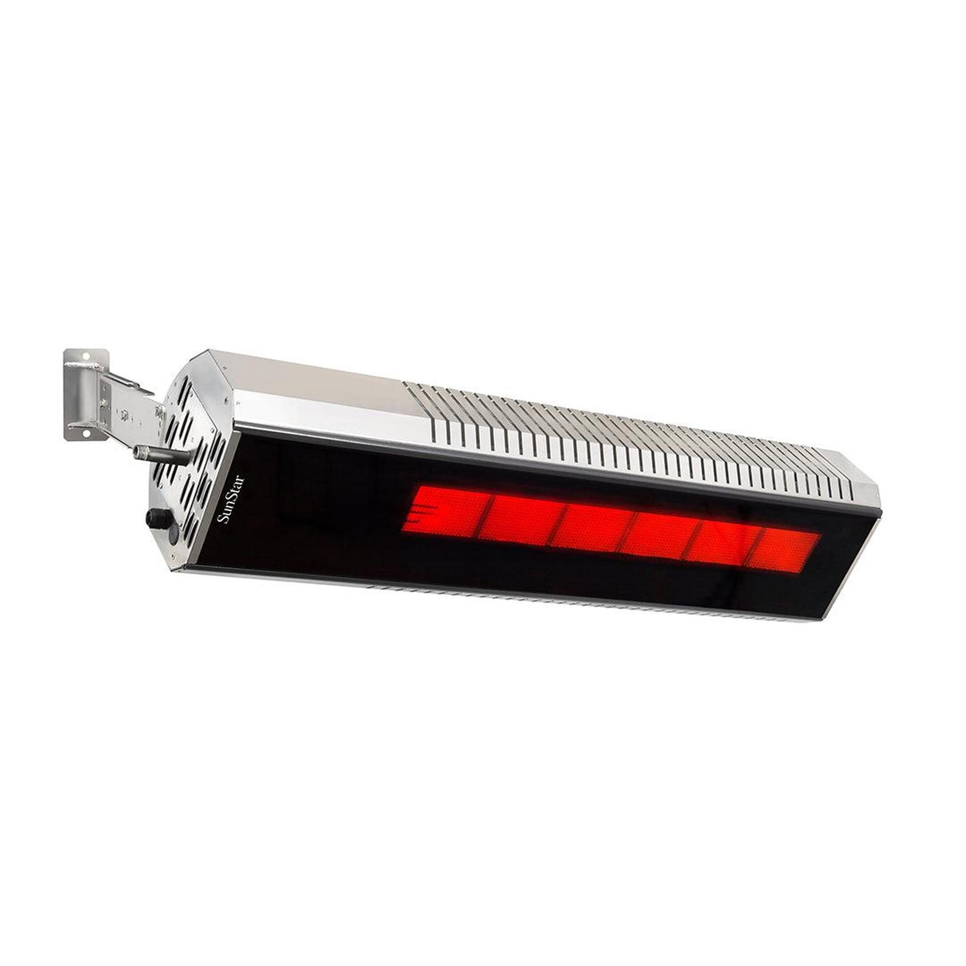 SunStar MGL Series 48" Two-Stage Propane Gas Infrared Patio Heater with Fixed Mounting Kit and Wireless Remote Control