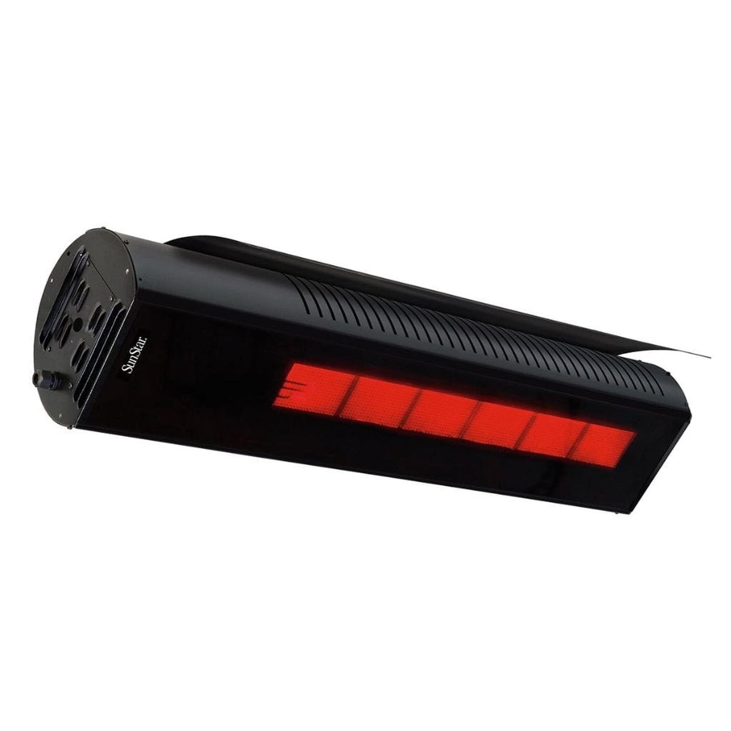 SunStar SGL Glass Series 48" 35000 BTU/hr Black Infrared Patio Heater With Propane Gas