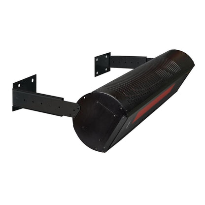 SunStar SGL Glass Series 48" 35000 BTU/hr Black Infrared Patio Heater With Propane Gas