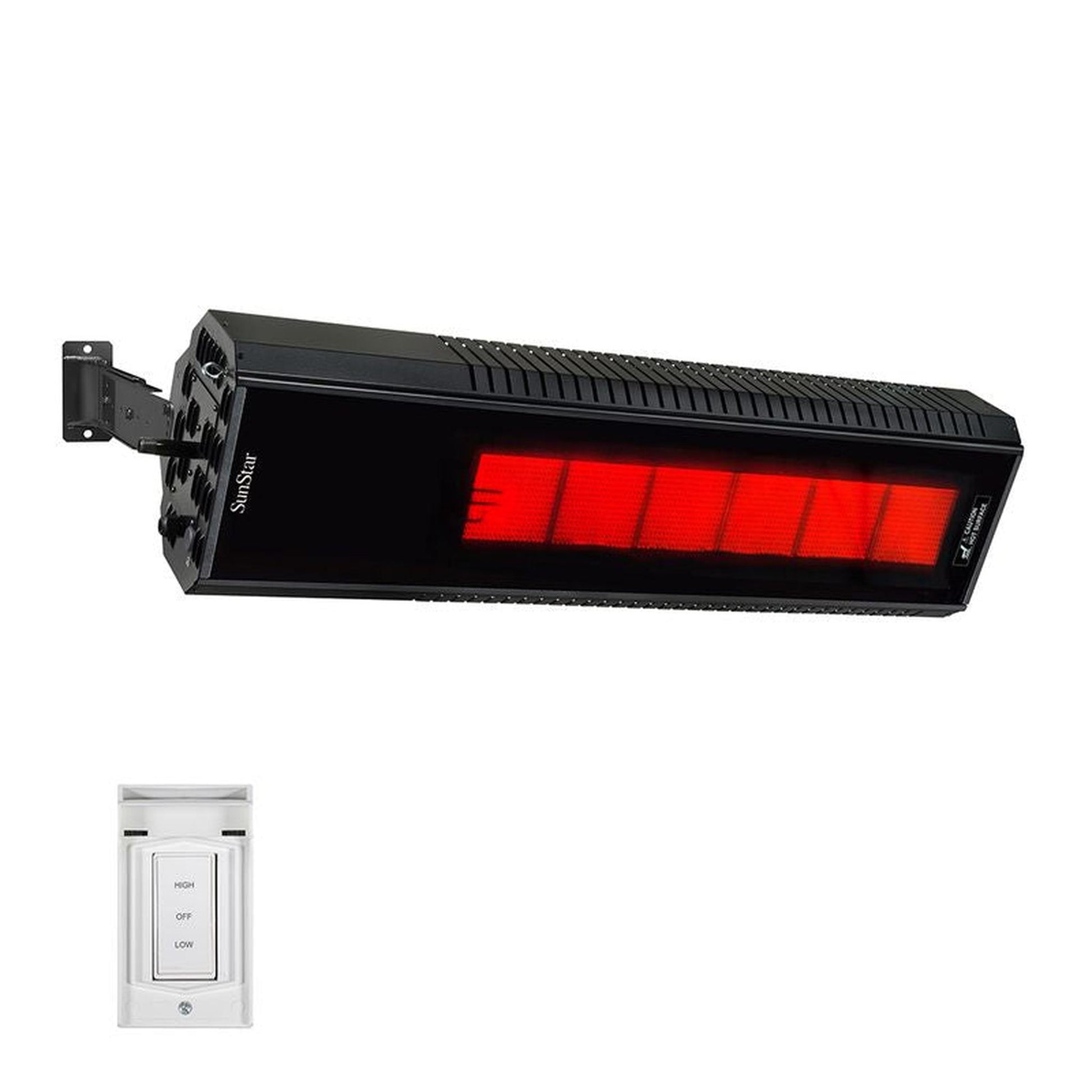 SunStar SGL Series 48" Two-Stage 50,000 BTU Propane Gas Infrared Patio Heater with Adjustable Mounting Kit