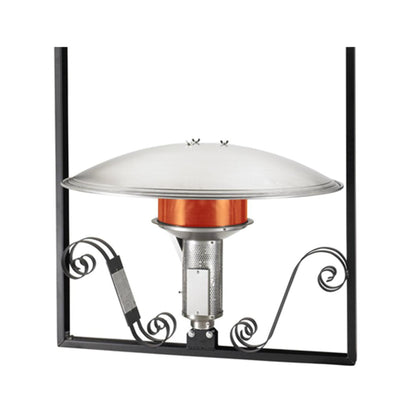 Sunglo A244 Stainless Steel Auto-Ignition Natural Gas Outdoor Infrared Patio Heater