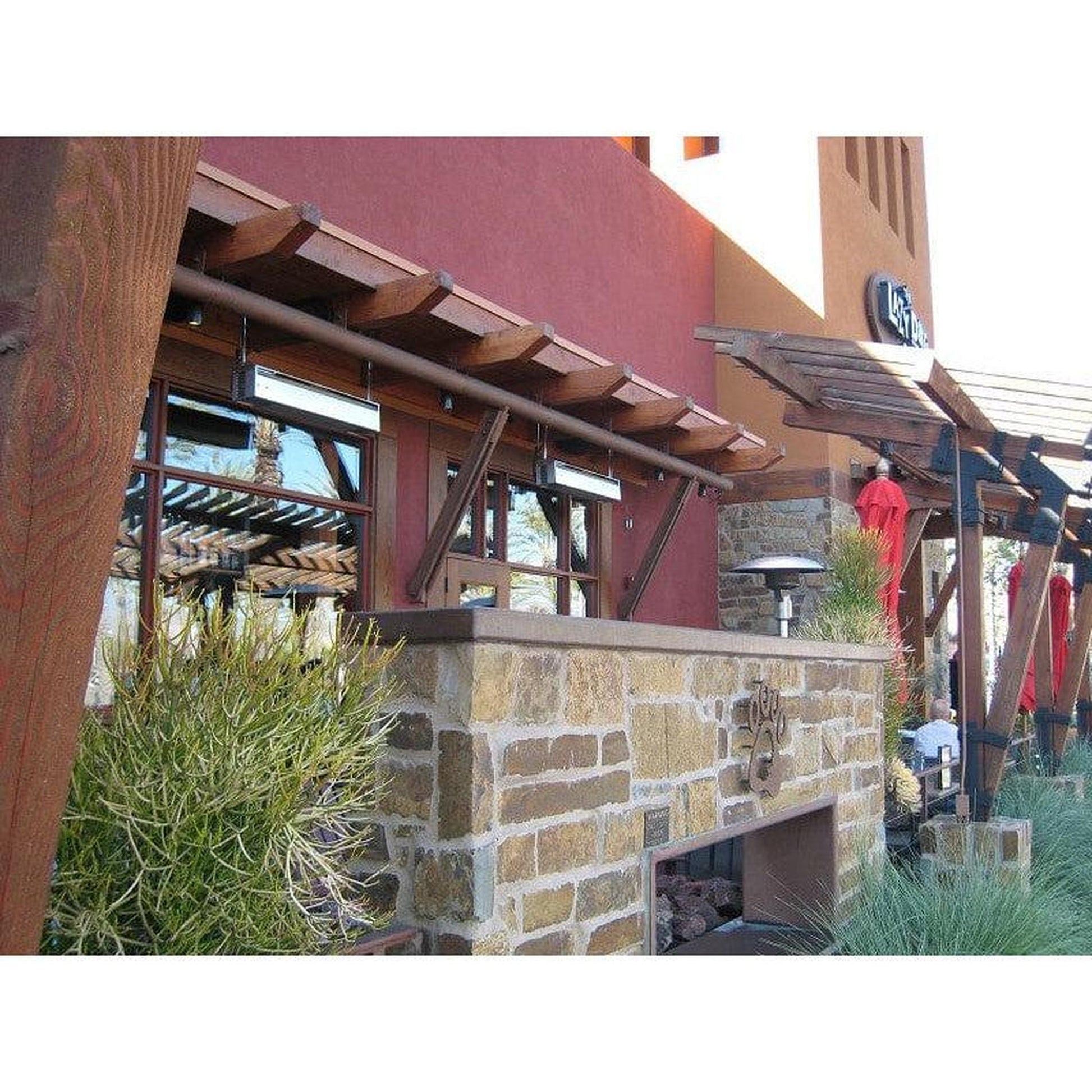 Sunpak S25 48" 25,000 BTU Stainless Steel Liquid Propane Outdoor Infrared Heater With 24V Transformer And Mounting Kit