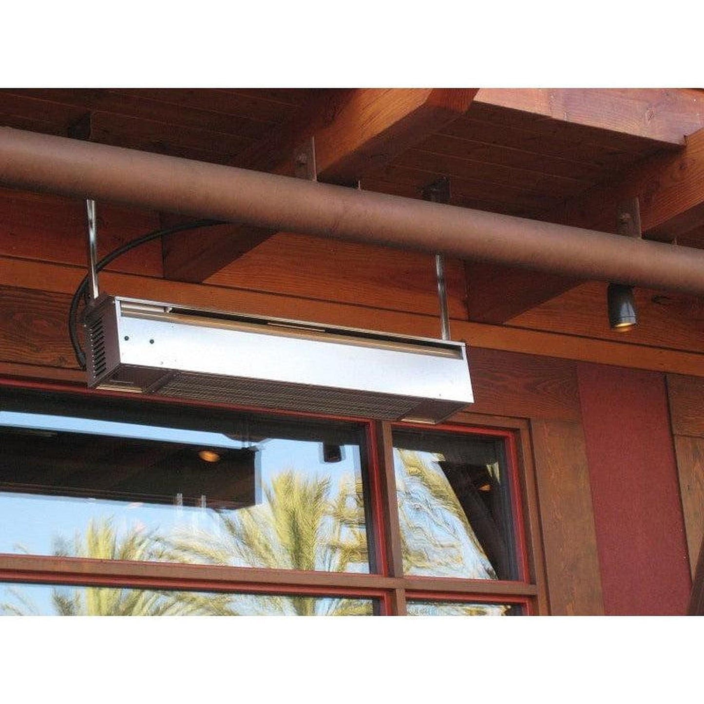 Sunpak S25 48" 25,000 BTU Stainless Steel Liquid Propane Outdoor Infrared Heater With 24V Transformer And Mounting Kit