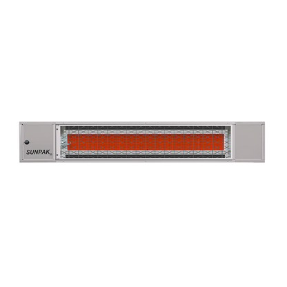 Sunpak S25 48" 25,000 BTU Stainless Steel Natural Gas Outdoor Infrared Heater With 24V Transformer And Mounting Kit