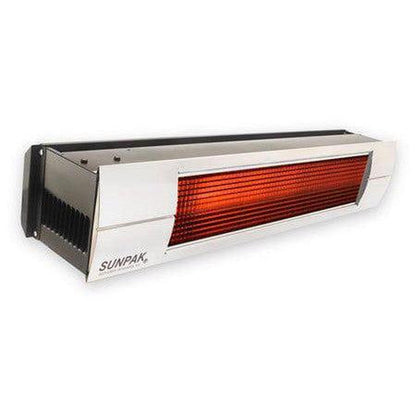 Sunpak S34 48" 34,000 BTU Black Liquid Propane Outdoor Infrared Heater With 24V Transformer And Mounting Kit