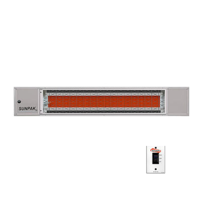 Sunpak S34 S TSH 48" Stainless Steel Natural Gas Two Stage Handwired Outdoor Infrared Heater