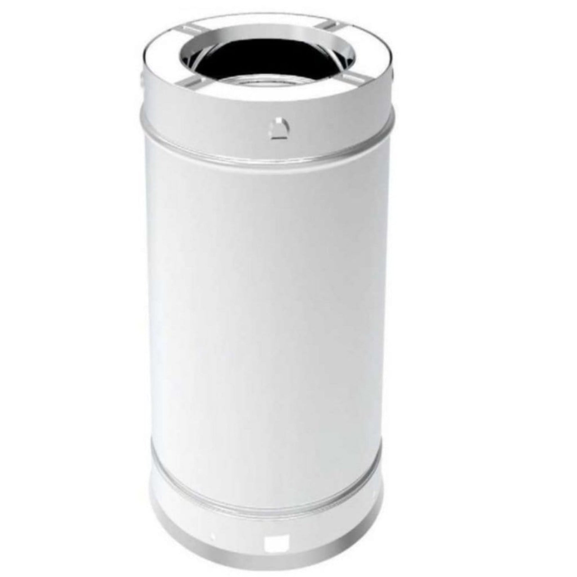 Superior 12" 2-Pack Stainless Steel Chimney Pipe for Snap-Pak 6" Wood-Burning Chimney System