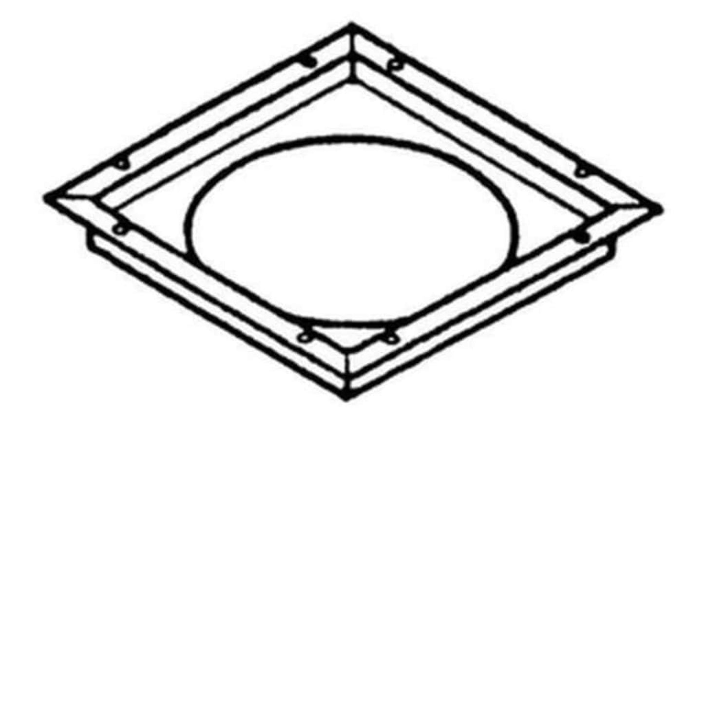 Superior 12-Pack 2" Clearance Firestop Spacer for 12" Standard Wood Burning Chimney