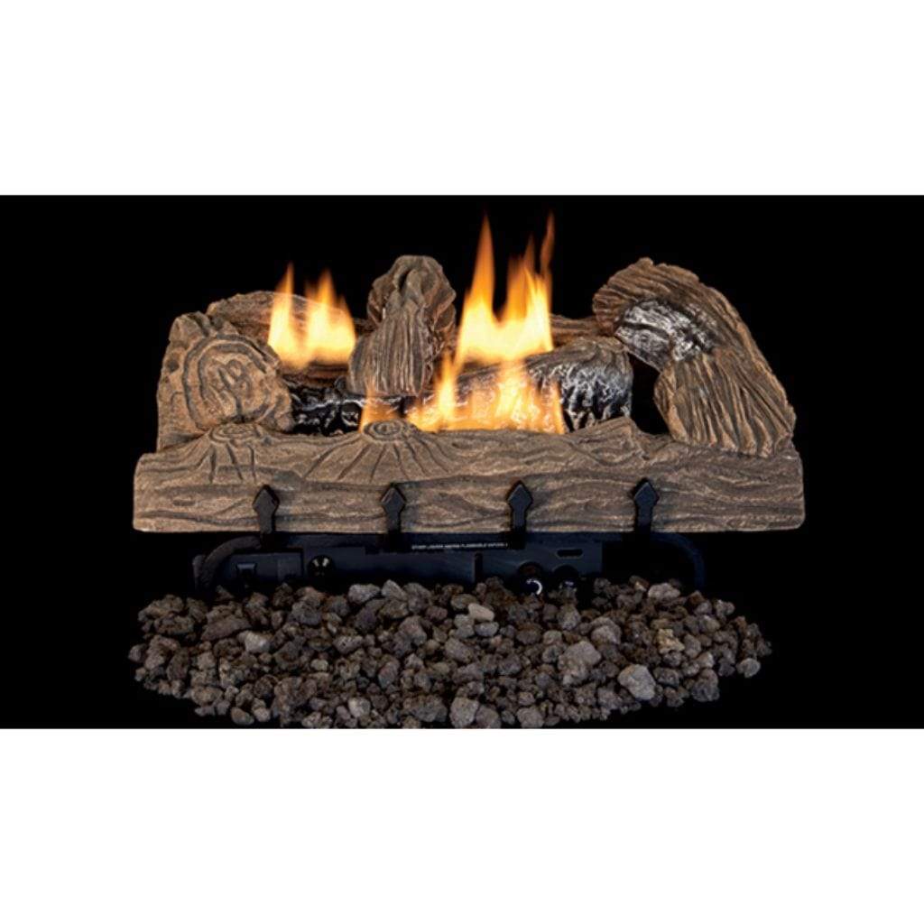 Superior 18" Townsend Bark Double-Flame Ceramic Fiber Log Set