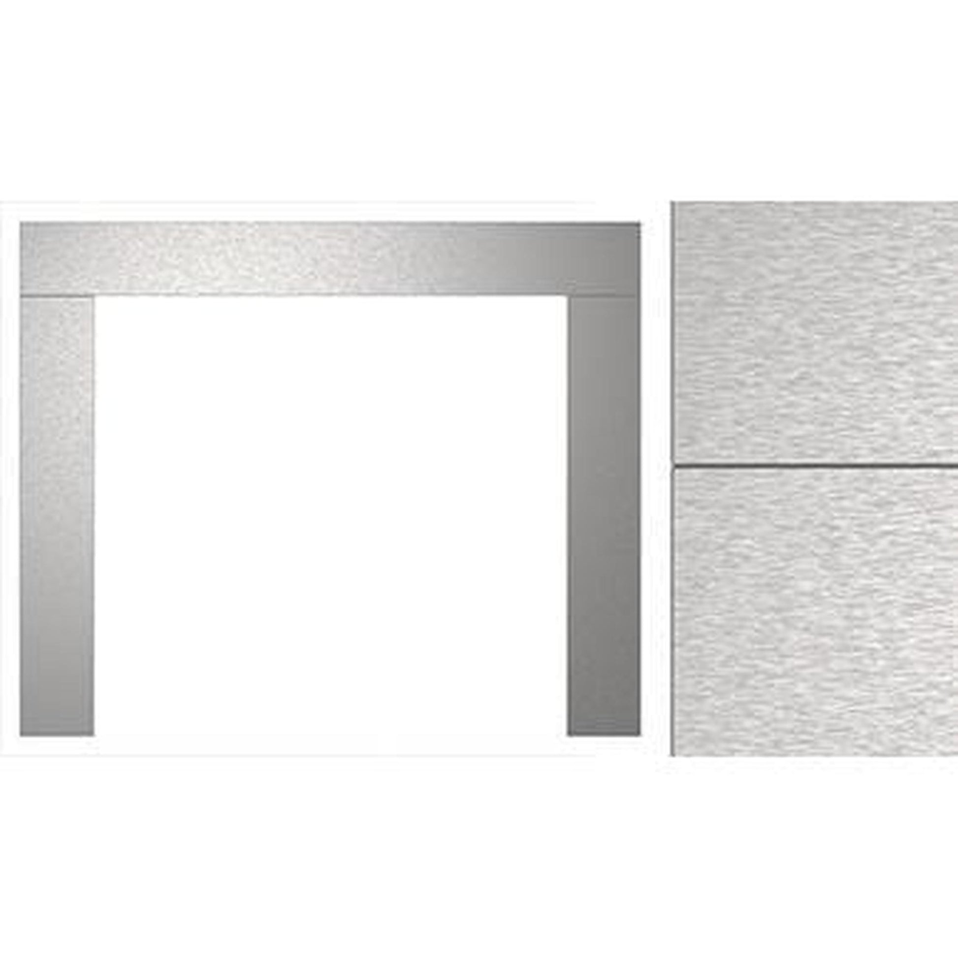 Superior 3-Piece Stainless Steel Surround for DRC2040 Gas Fireplace