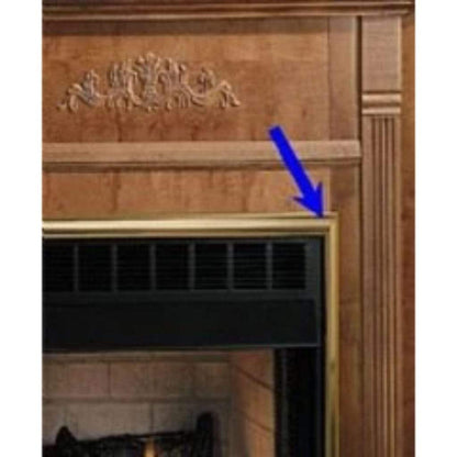 Superior 36" Brushed Brass Perimeter Trim for VRT4036 Gas Fireplace
