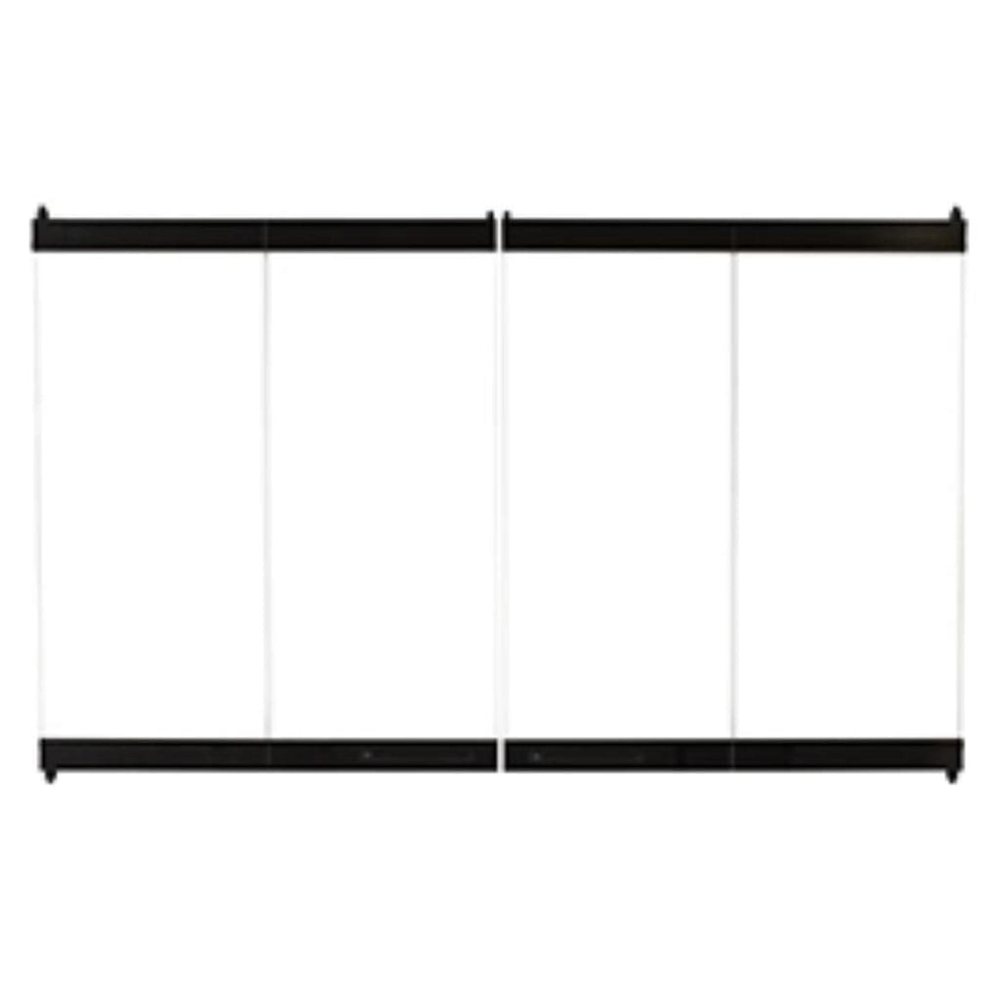 Superior 36" Black Standard Bi-Fold Glass Door for WRT2036 and WCT2036 Wood Burning Fireplaces