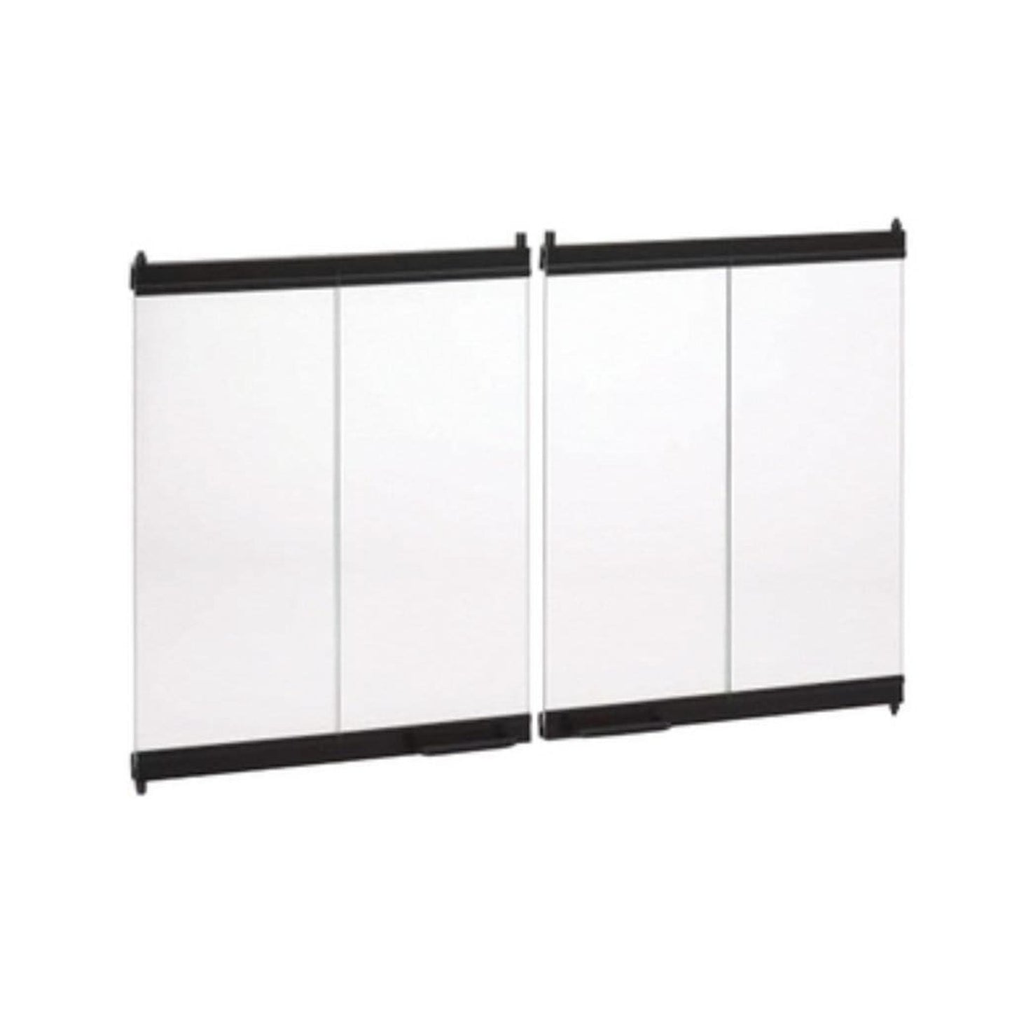 Superior 42" Black Outdoor Bi-Fold Glass Door for WRE3042 Wood Burning Fireplace