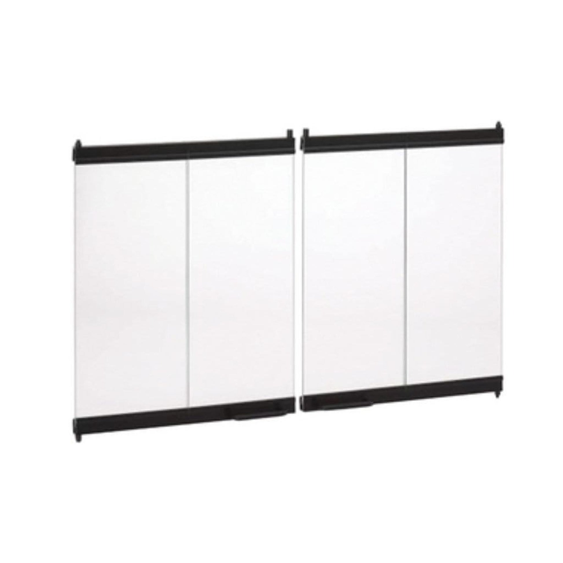 Superior 42" Black Outdoor Bi-Fold Glass Door for WRE3042 Wood Burning Fireplace