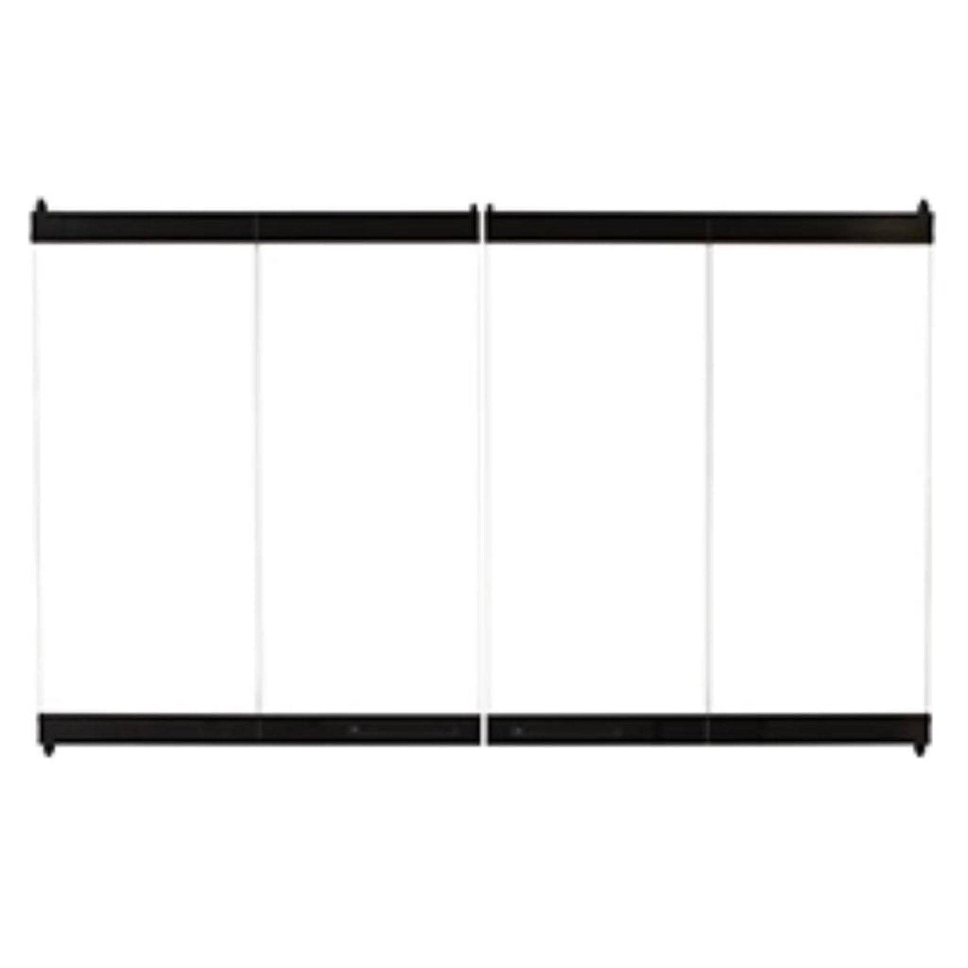 Superior 42" Black Standard Bi-Fold Glass Door for WRT2042 and WCT2042 Wood Burning Fireplaces
