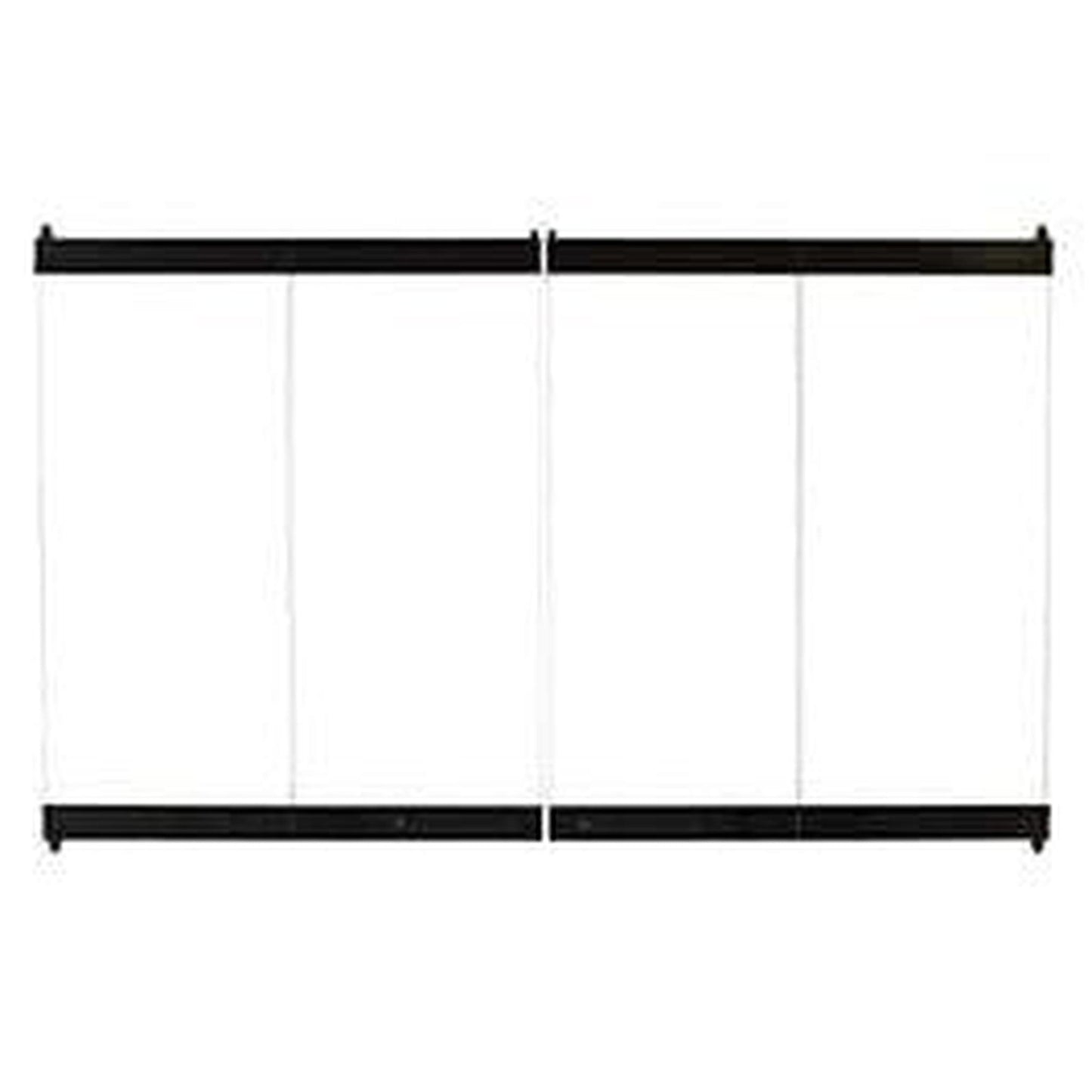 Superior 43" Black Bi-Fold Glass Door for WRT3543 Wood Burning Fireplace